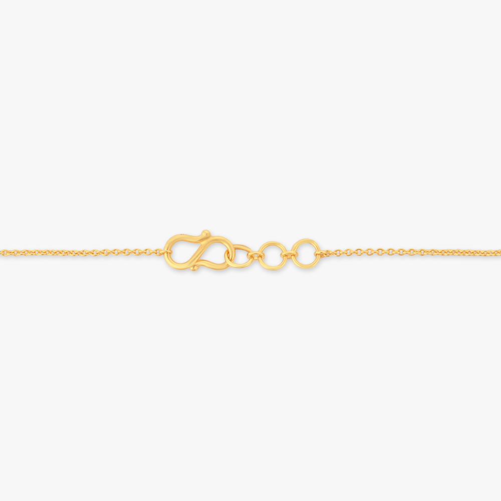 Faceted Bloom Gold Chain for Kids,,hi-res image number null