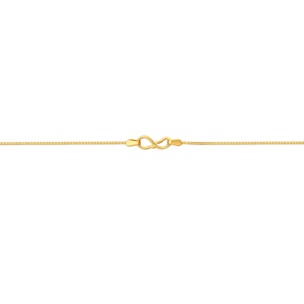 Enchanting Yellow Gold Triple String Beaded Chain,,hi-res image number null