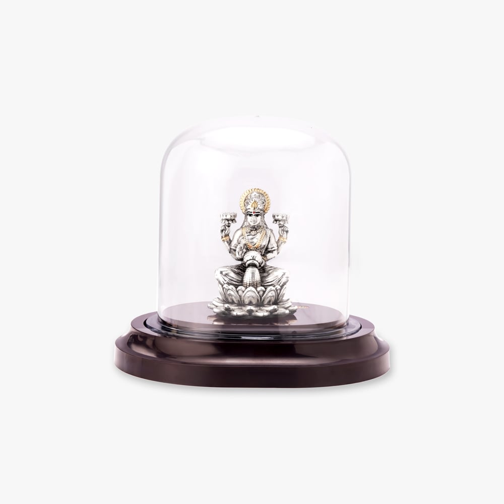 

Divine Lakshmi Silver Idol