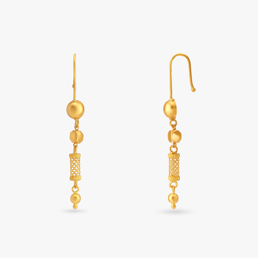 Delicate Beaded Hoop Earrings,,hi-res image number null
