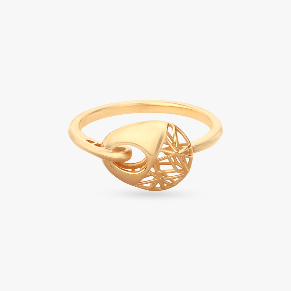 Celestial Veil Gold Ring,,hi-res image number null