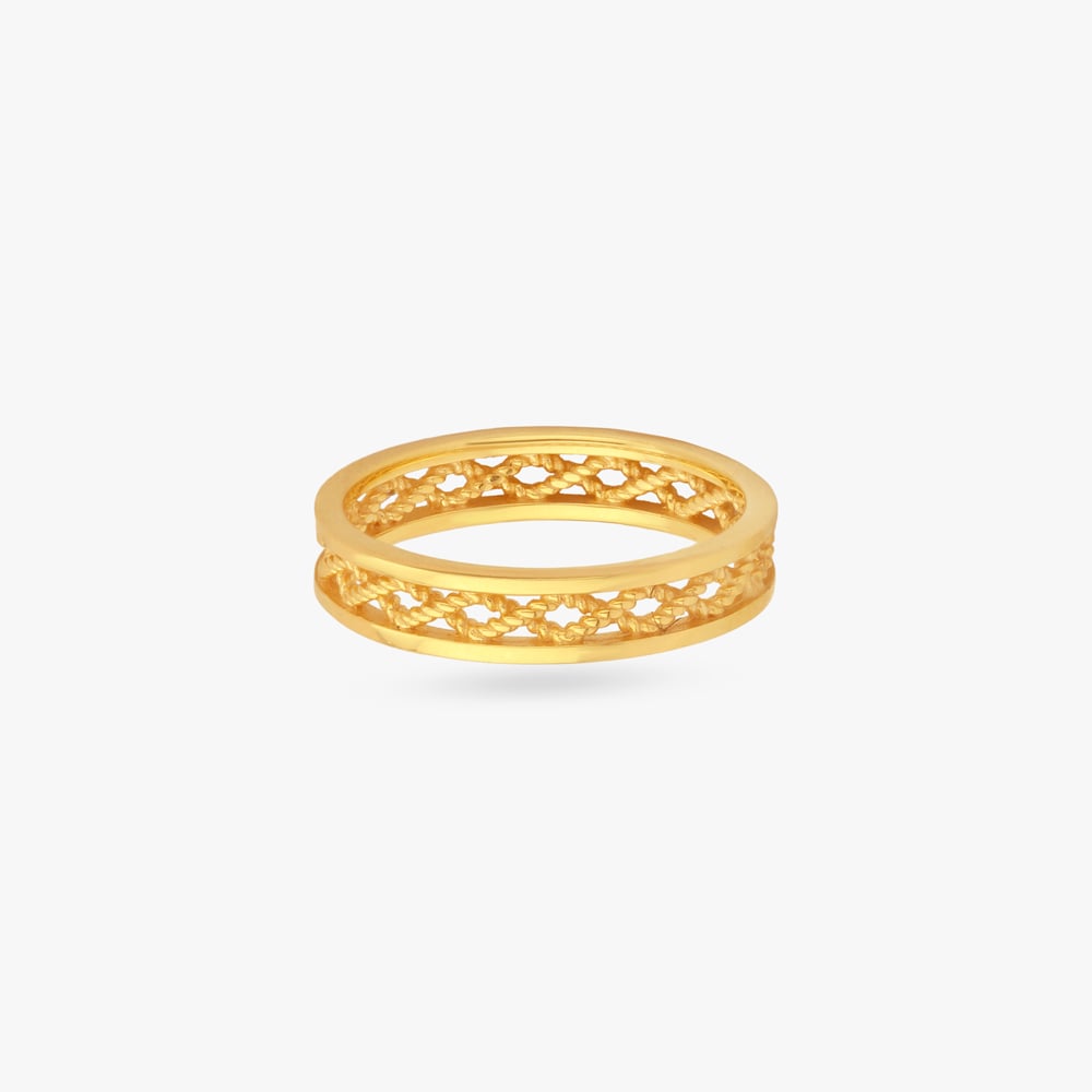 Wave Stack Gold Ring,,hi-res image number null