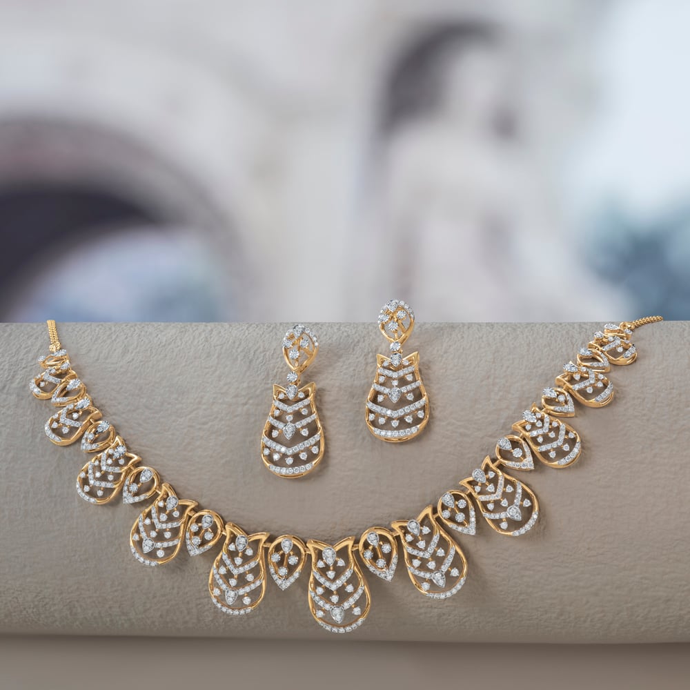 Soft Symphony Diamond Necklace Set,,hi-res image number null