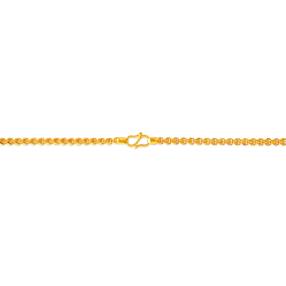 Vibrant Beaded Gold Chain,,hi-res image number null