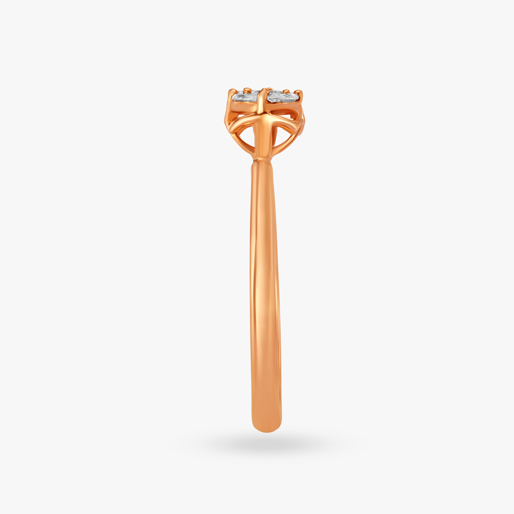 Ethereal Bloom Diamond Finger Ring,,hi-res image number null