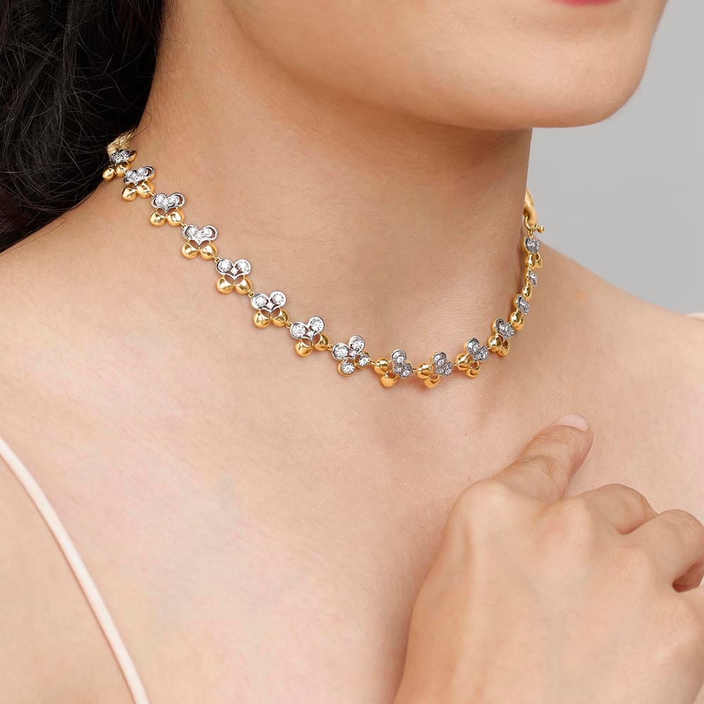 Bloom Charm Diamond Necklace,,hi-res image number null