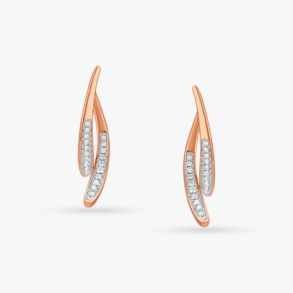 Classic Modish Diamond Drop Earrings