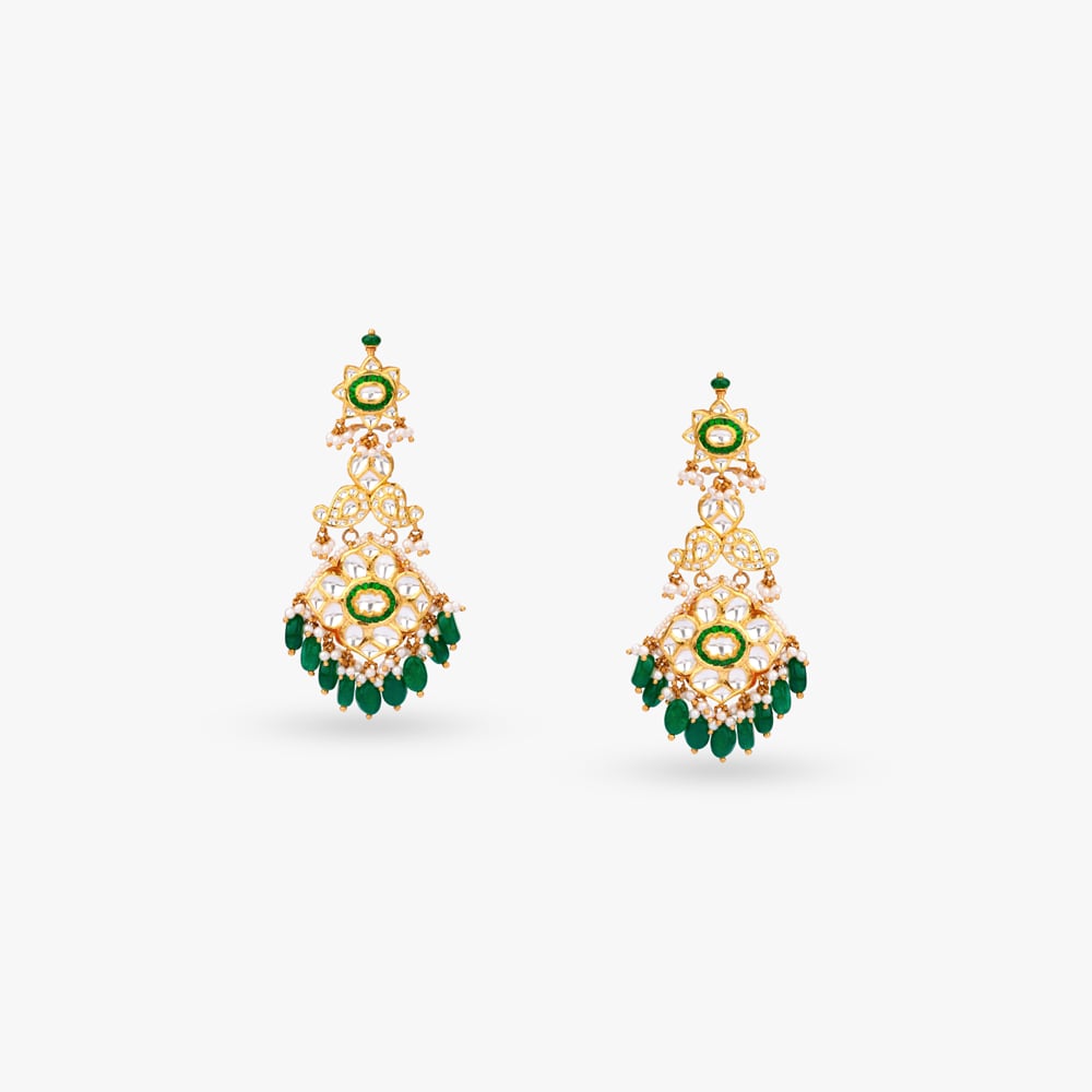 Verdant Starburst Gold Necklace Set,,hi-res image number null