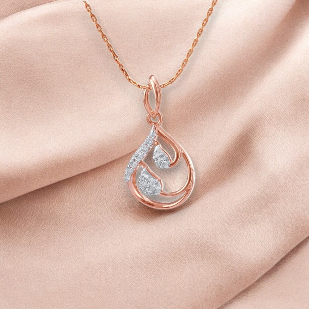 Dewdrop Sparkle Diamond Pendant,,hi-res image number null