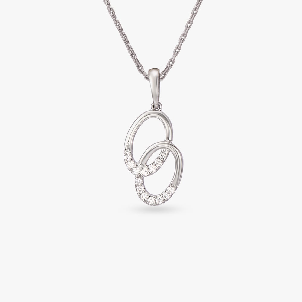 Harmonic Loop Diamond Pendant,,hi-res image number null