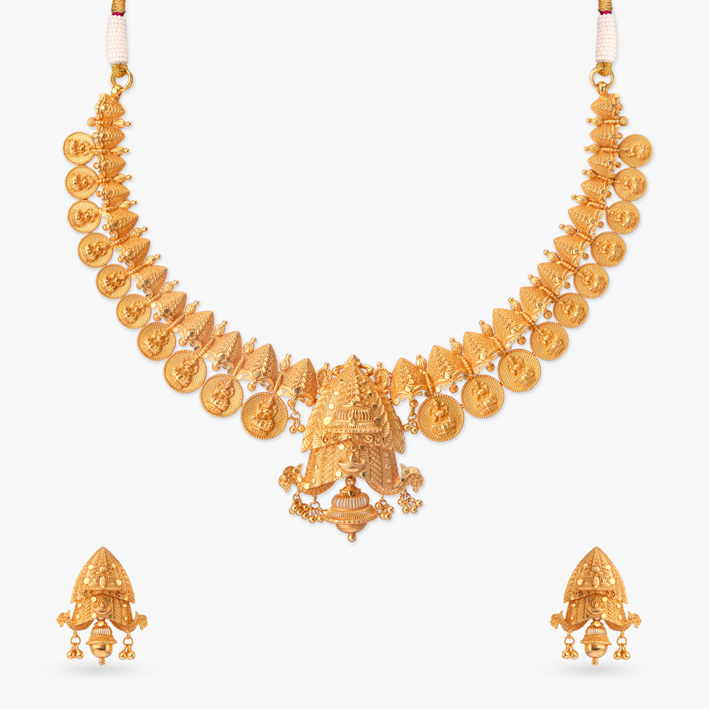Swarna Jyoti Gold Necklace set,,hi-res image number null