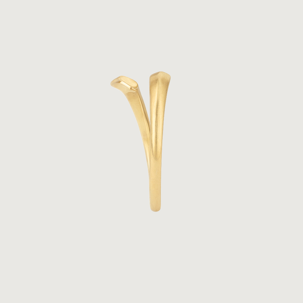Sleek Overlap Gold Ring,,hi-res image number null