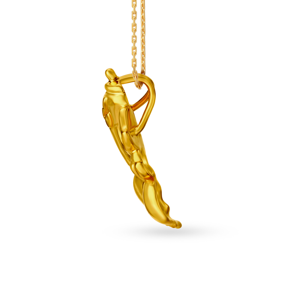 Angelic 22 Karat Gold Ganesha Pendant,,hi-res image number null