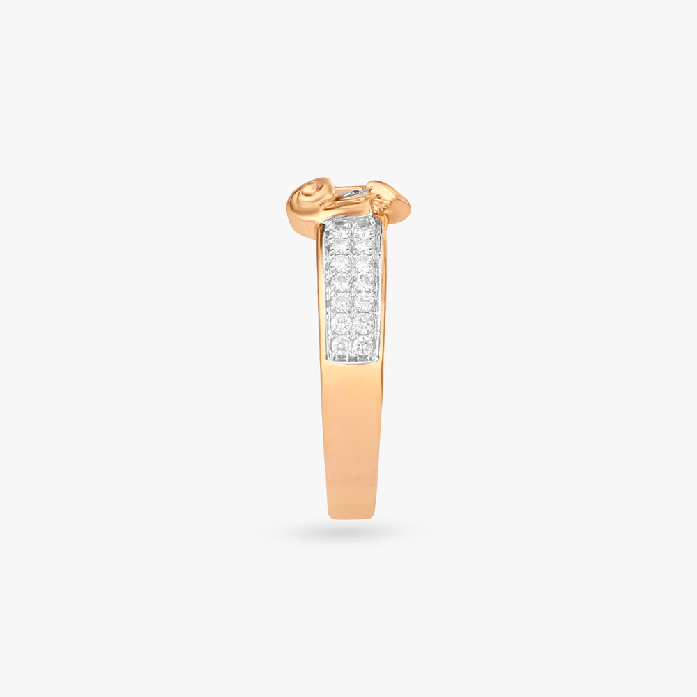 Divine Ganesh Diamond Ring For Men,,hi-res image number null