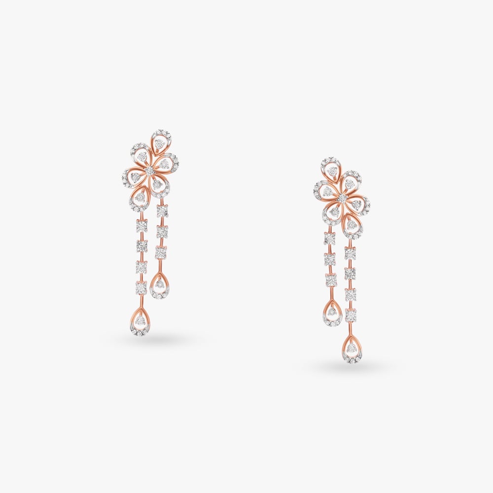 Cascade Diamond Necklace Set,,hi-res image number null
