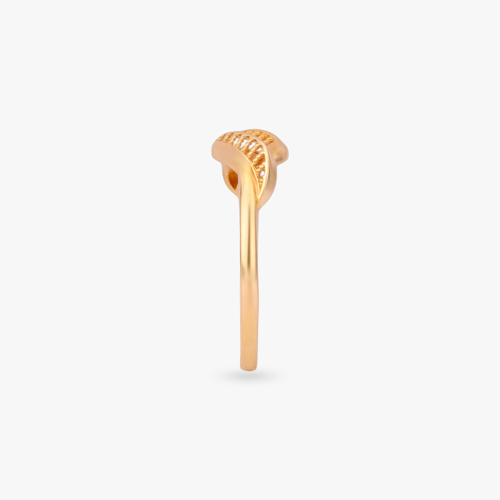 Intertwined Flow Gold Ring,,hi-res image number null