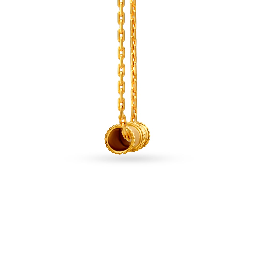 Traditional Gold Thali Pendant,,hi-res image number null