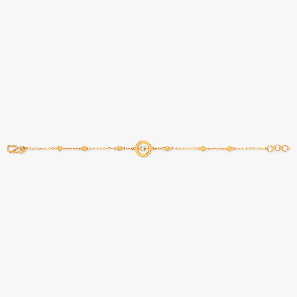 Orbit Gleam Gold Bracelet,,hi-res image number null