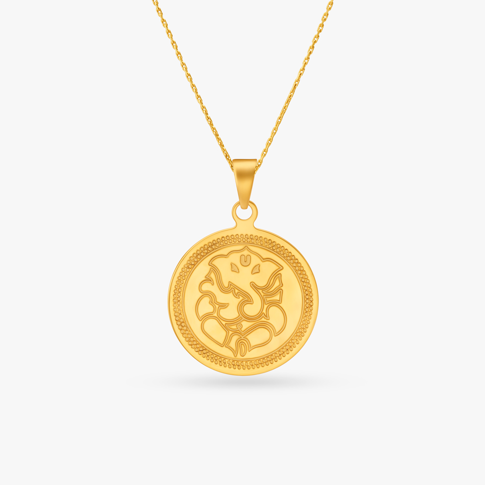 Golden Eagle Coin Necklace – Feather & Foxglove