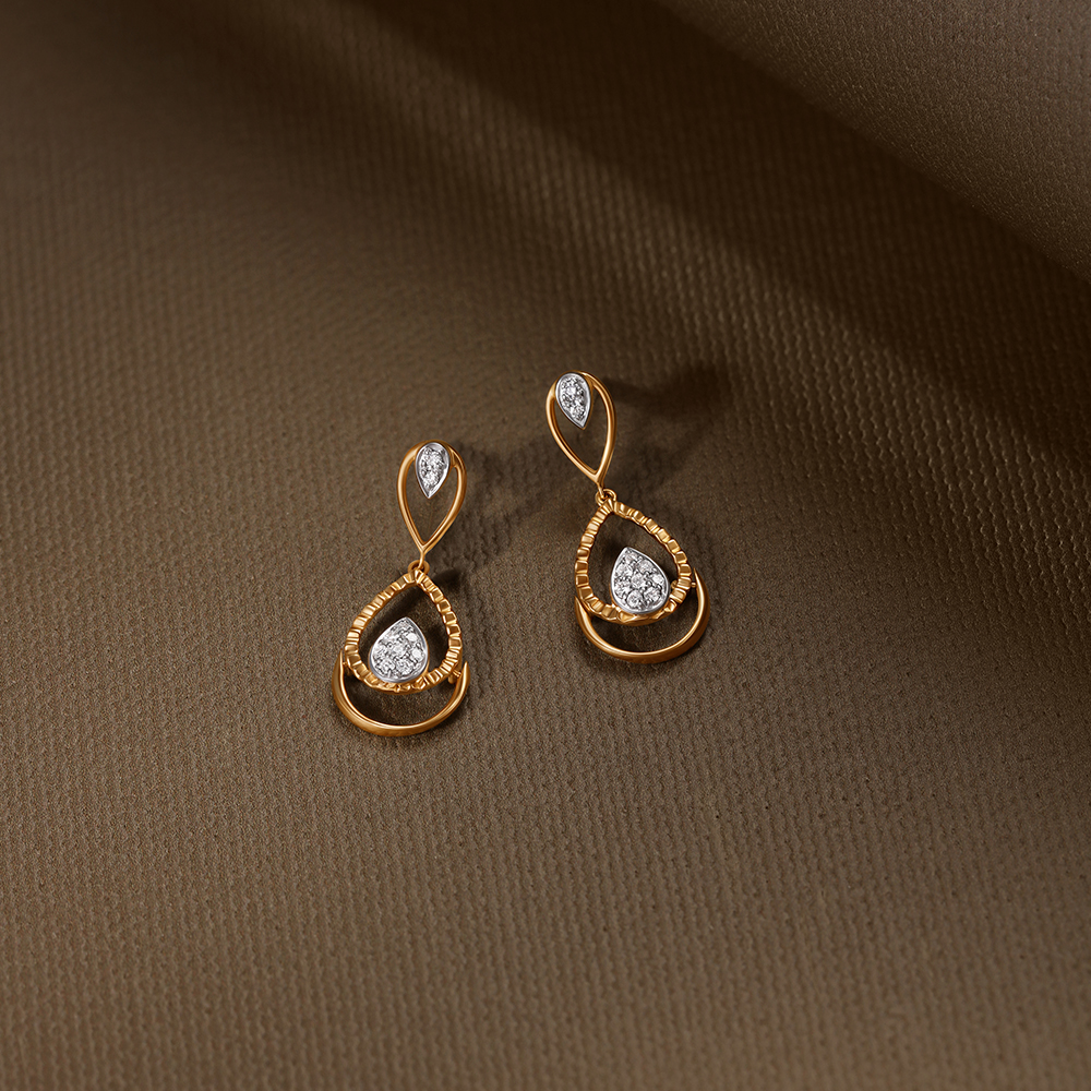 Lovely Chic Diamond Drop Earrings,,hi-res image number null