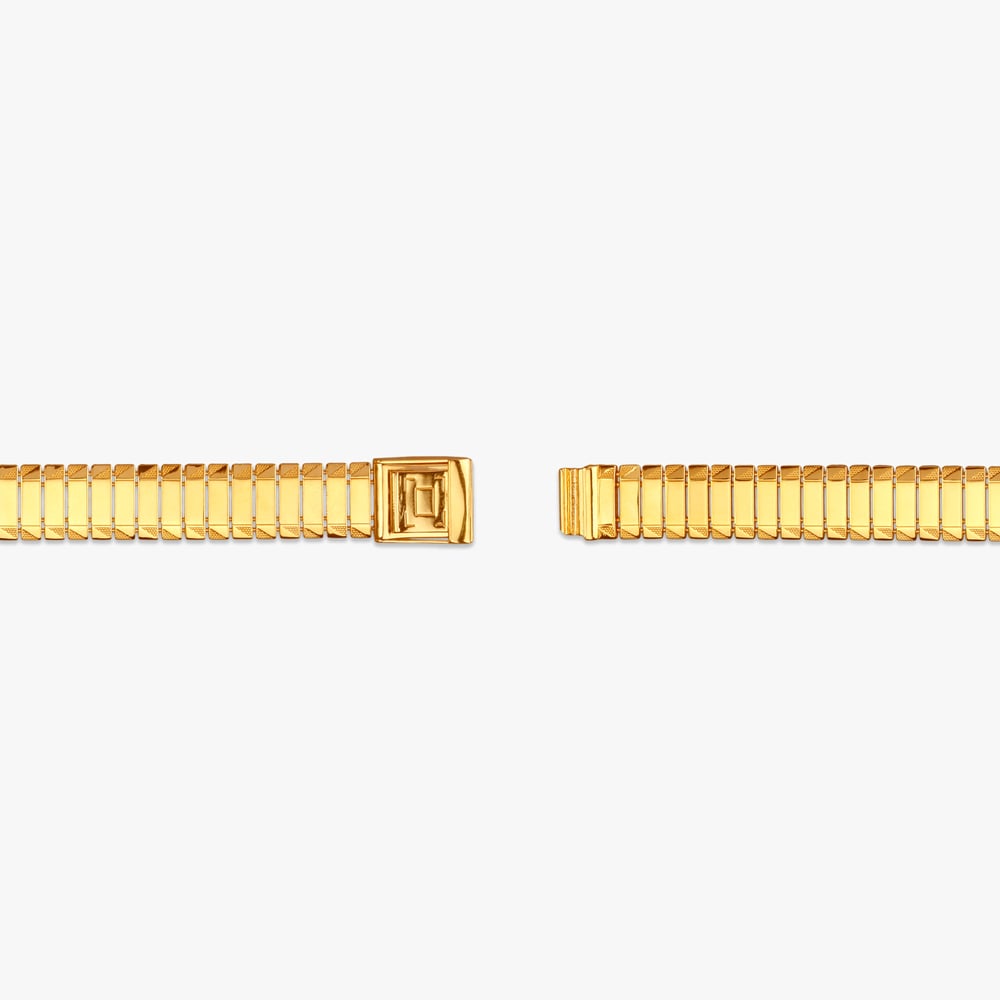 Broad Link Gold Bracelet for Men,,hi-res image number null