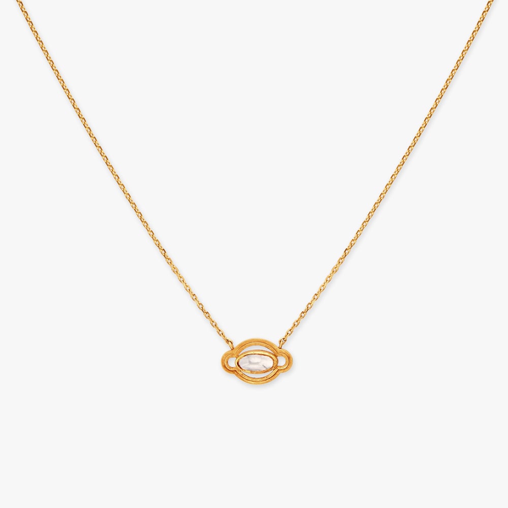 Simple Stately Pendant with Chain,,hi-res image number null