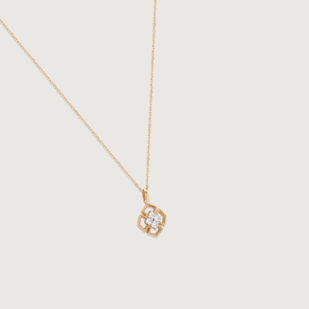 Bloom Crest Diamond Necklace,,hi-res image number null