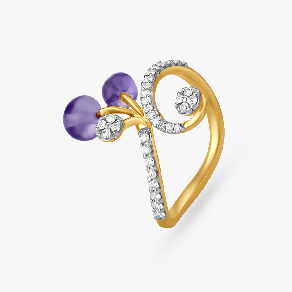 A Play on Purple Ring