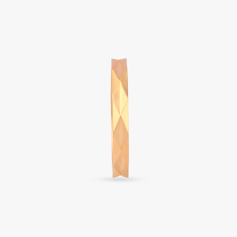 Geometric Gleam Gold Ring,,hi-res image number null