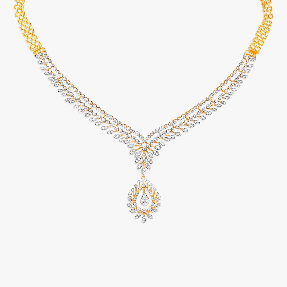 Elysian Grace Diamond Necklace Set,,hi-res image number null