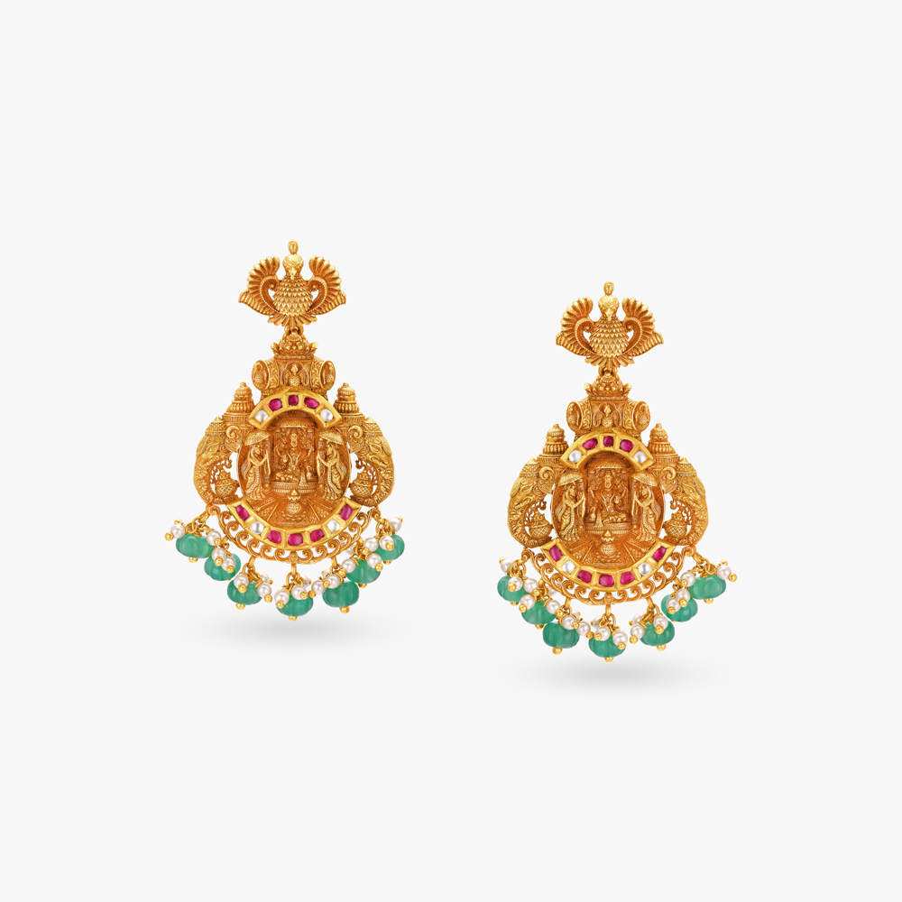 Sacred Lakshmi Gold Haram Set,,hi-res image number null