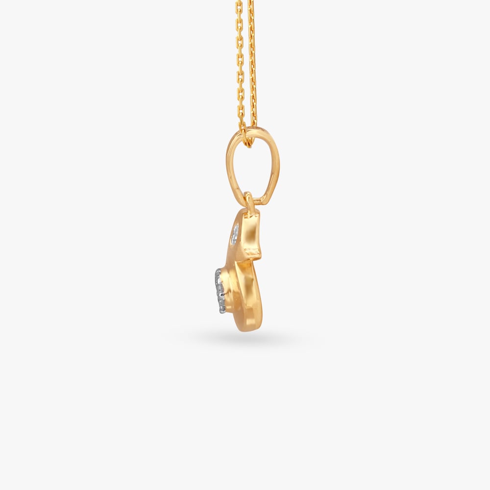 Quack-tastic Sparkle Diamond Pendant and Earrings Set For Kids,,hi-res image number null