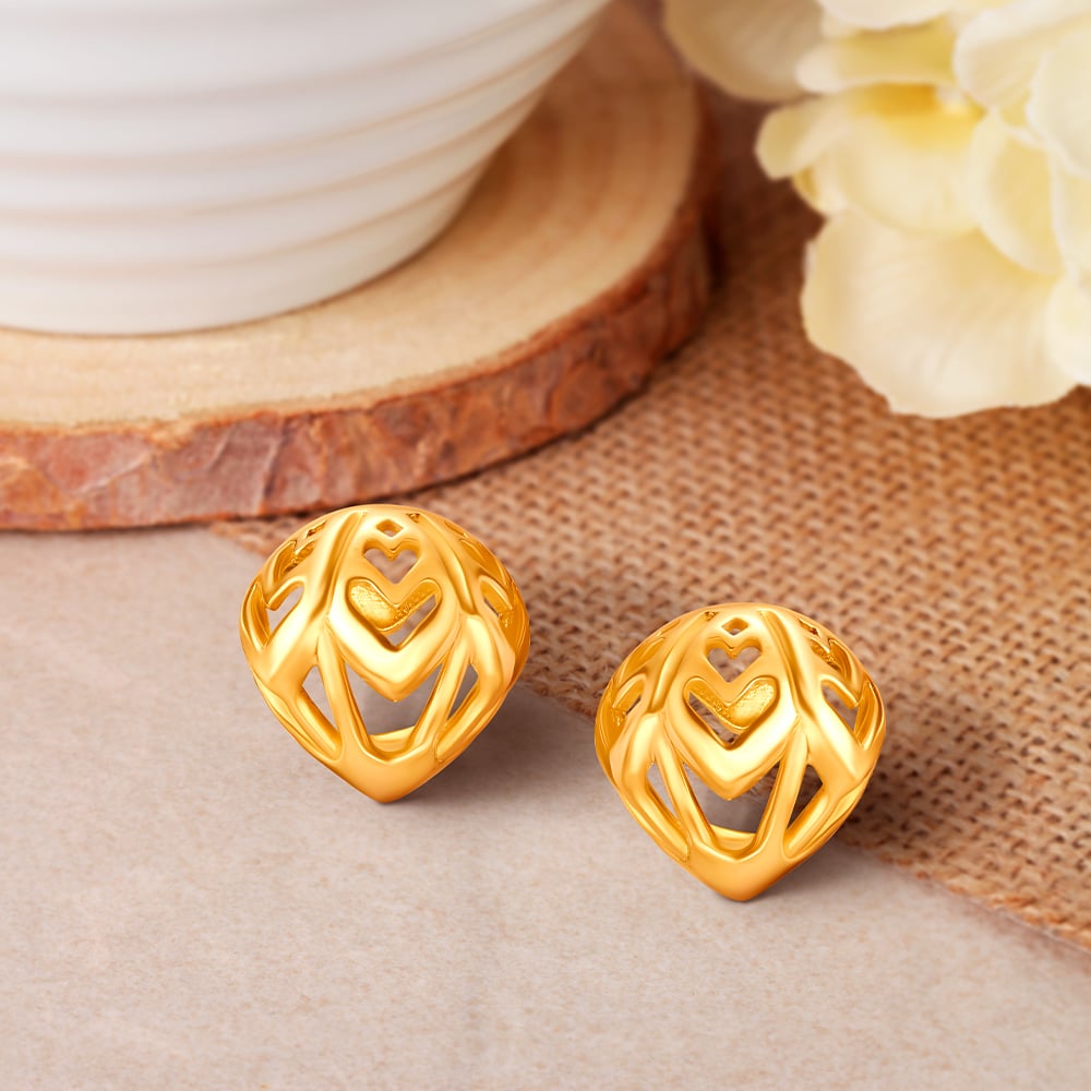 

Stylish Gold Stud Earrings