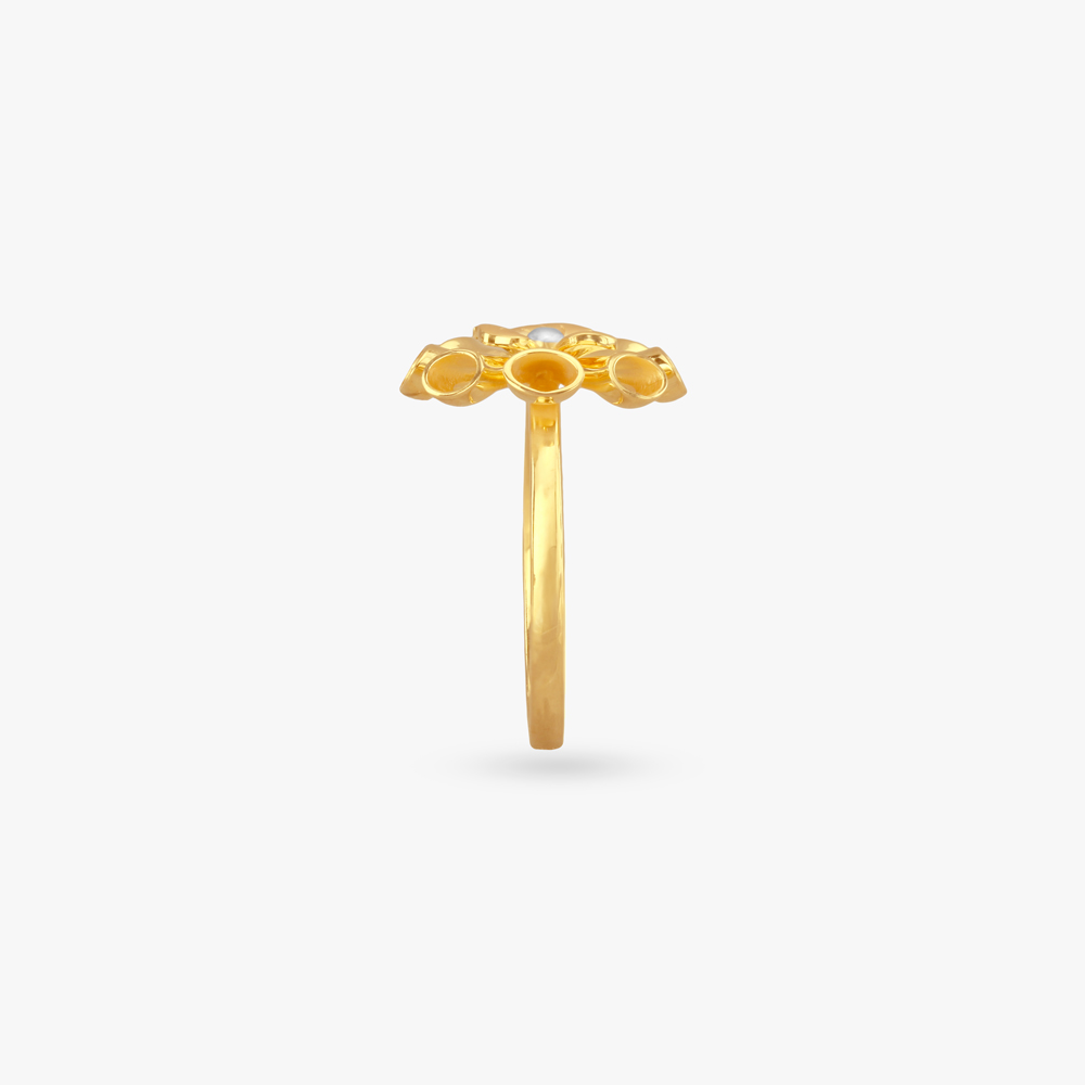 Trumpet Bloom Gold Ring,,hi-res image number null