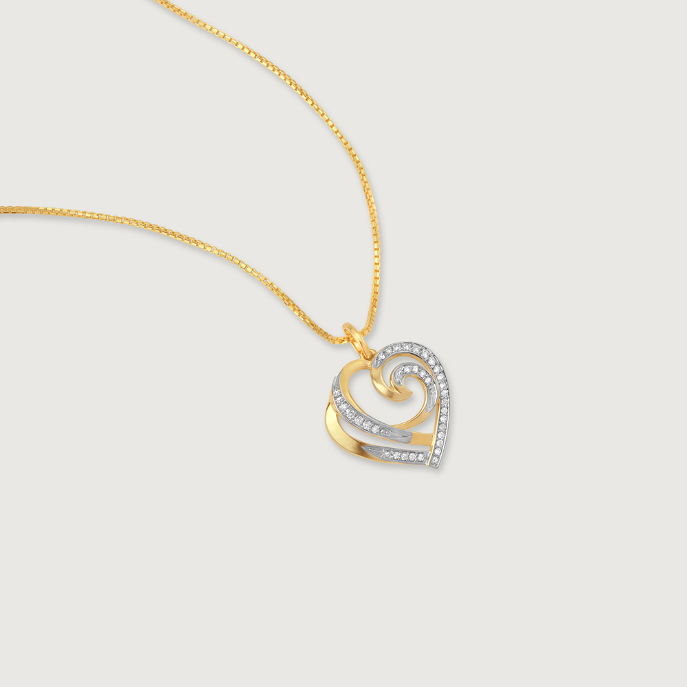 Enchanted Swirl Diamond Pendant,,hi-res image number null