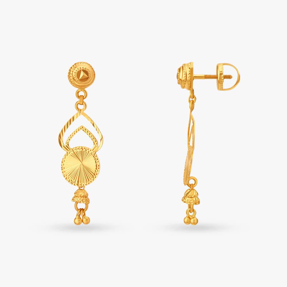 Enchanting Traditional Drop Earrings,,hi-res image number null