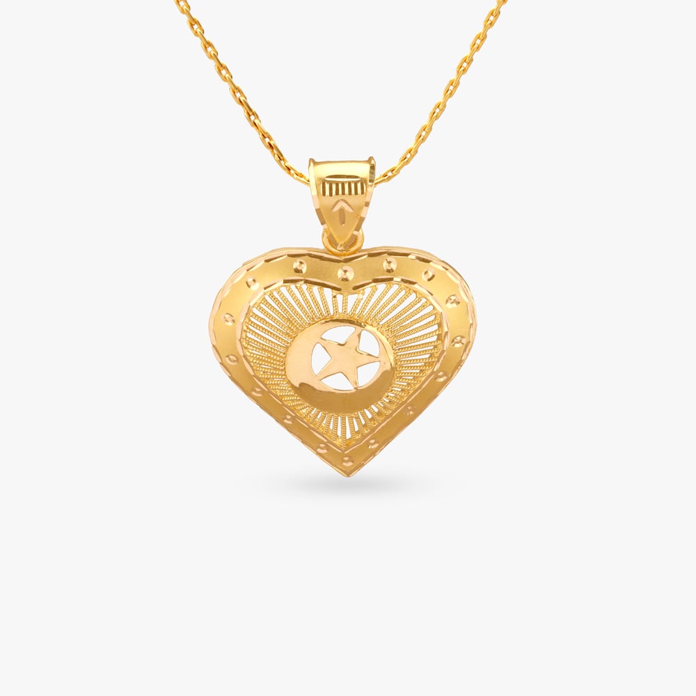 

Starbeam Glow Gold Pendant
