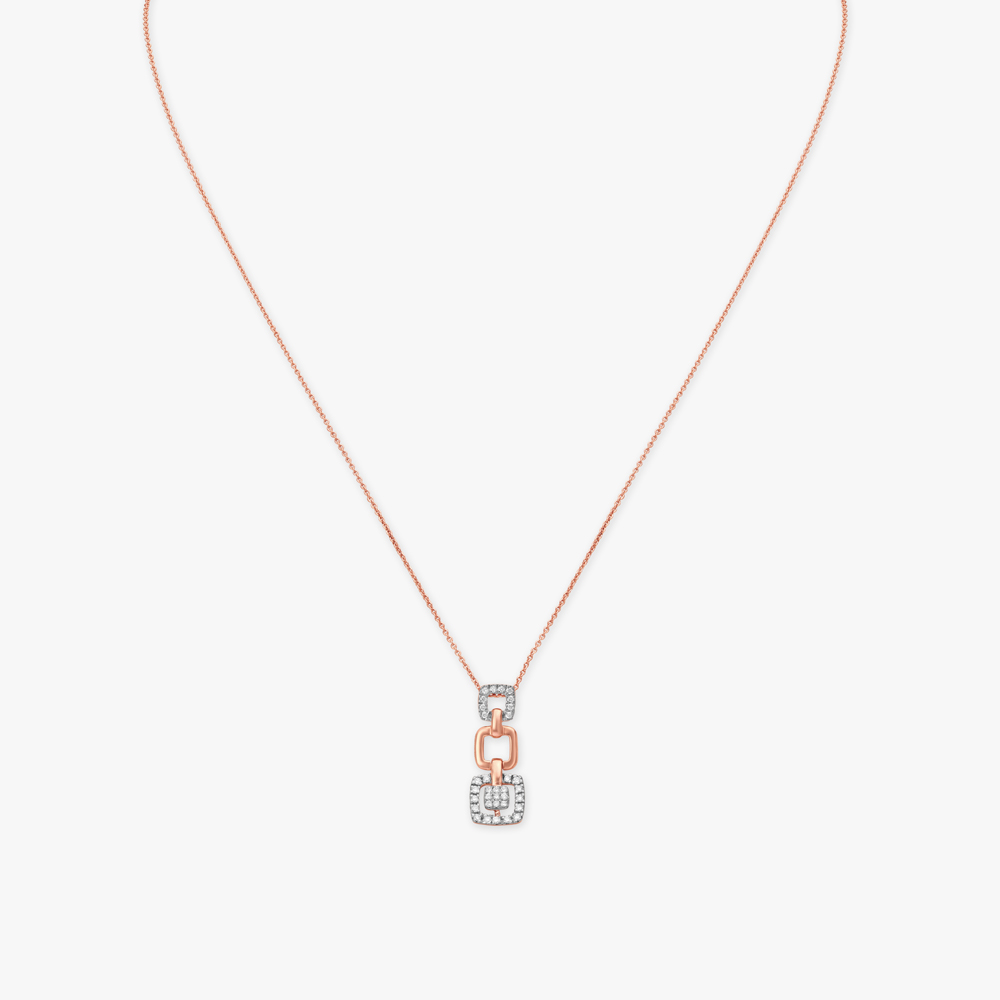 Glam Girl! Diamond Pendant with Chain,,hi-res image number null