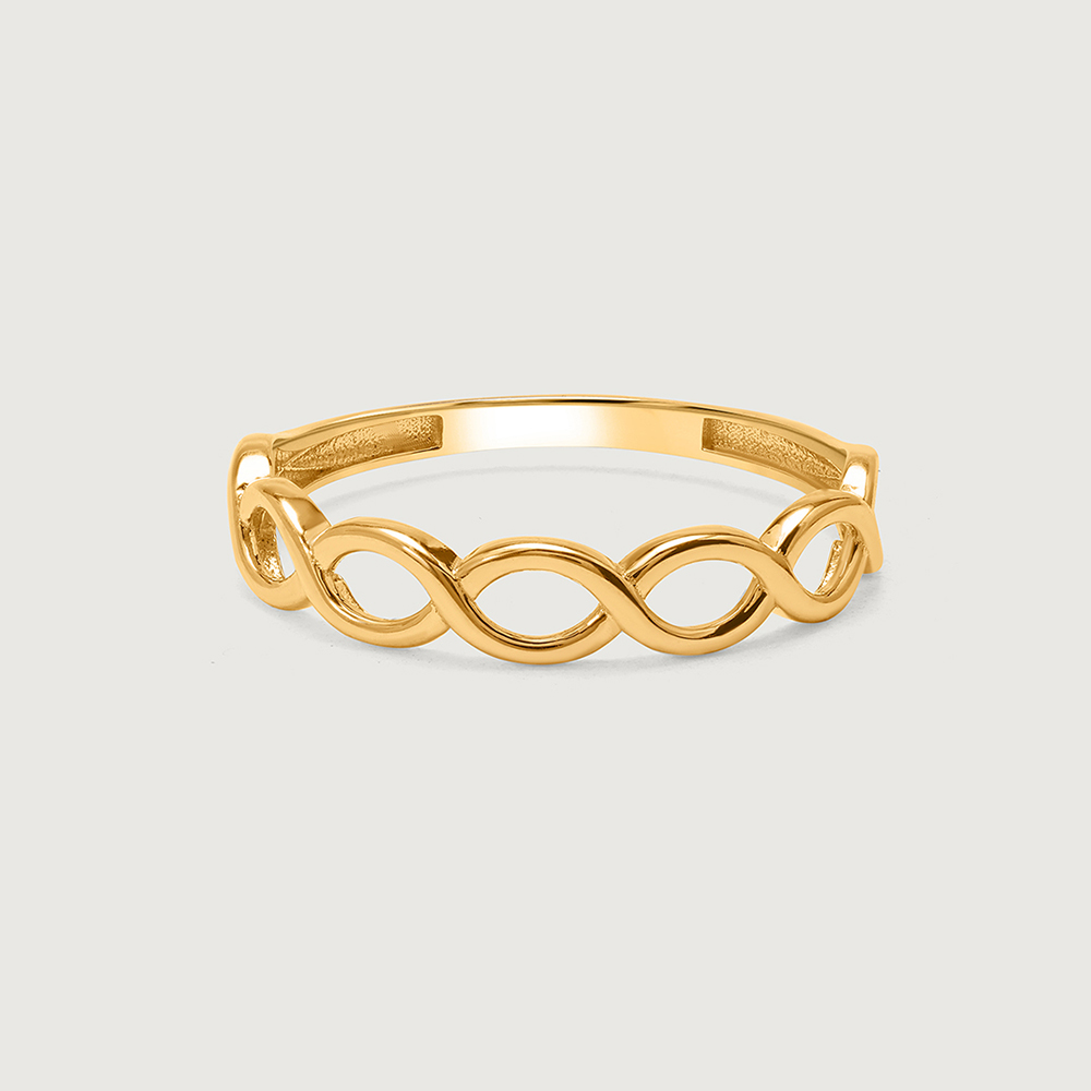 Infinite Loop 18KT Finger Ring,,hi-res image number null