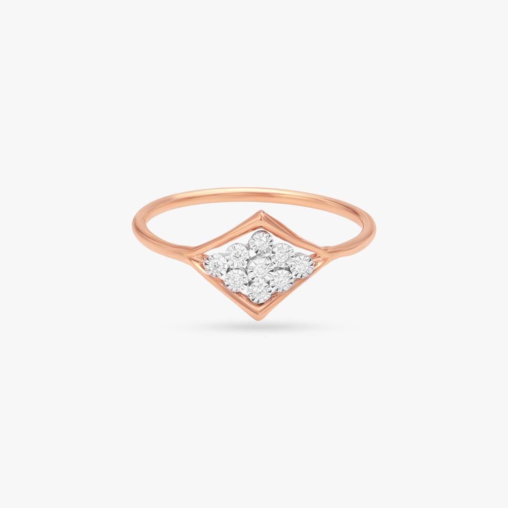 Angled Bloom Diamond Ring,,hi-res image number null