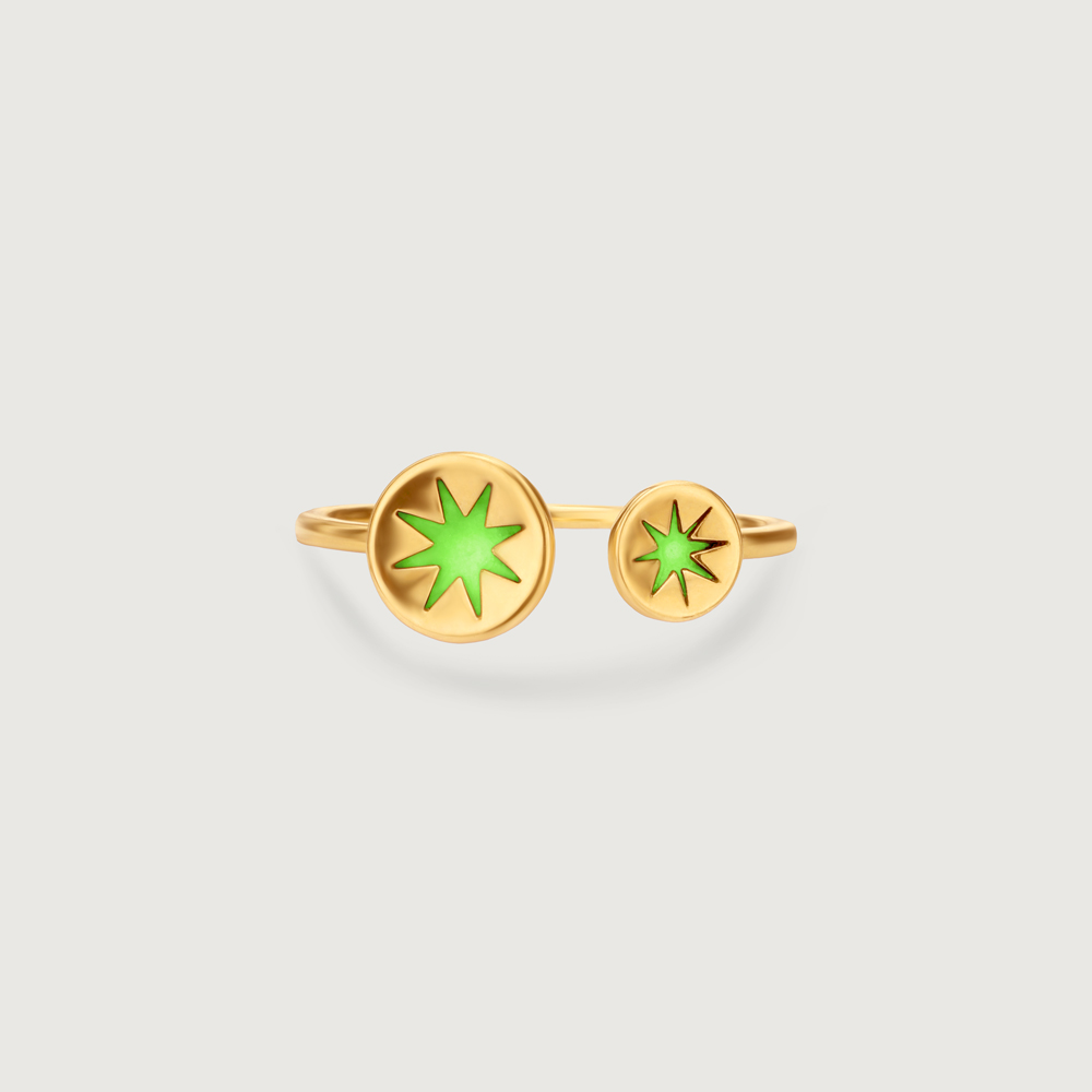 Radiant Duo Gold Ring,,hi-res image number null
