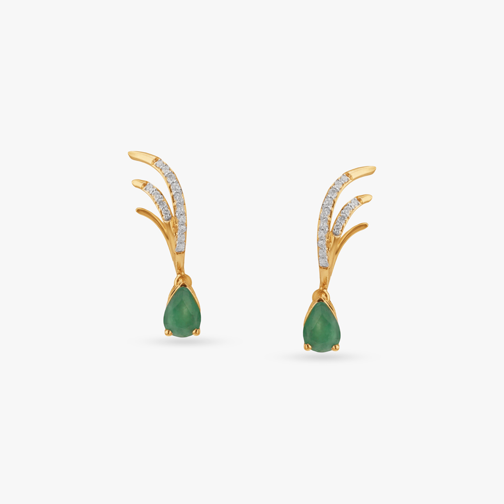 Enchanted Whirl Diamond Drop Earrings,,hi-res image number null