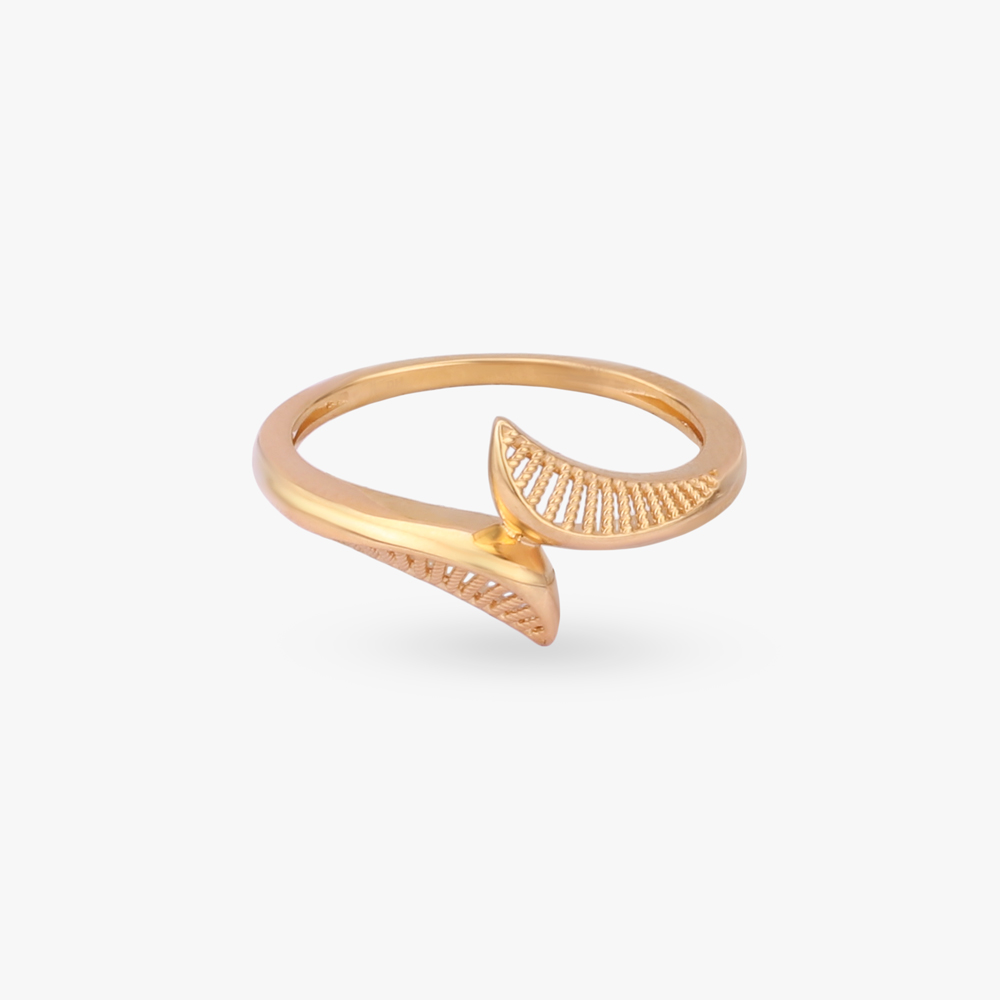 Twin Wing Gold Ring,,hi-res image number null