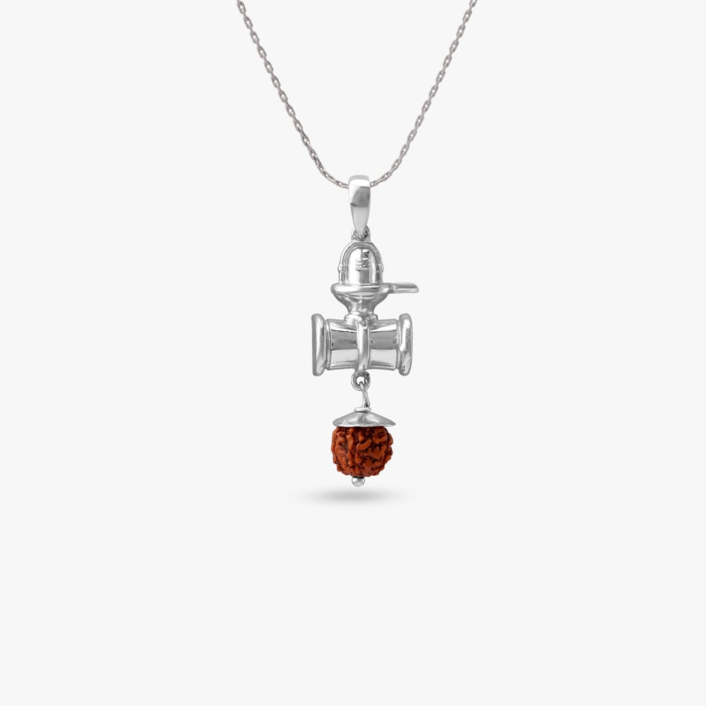 

Shiva Rudraksha Silver Pendant