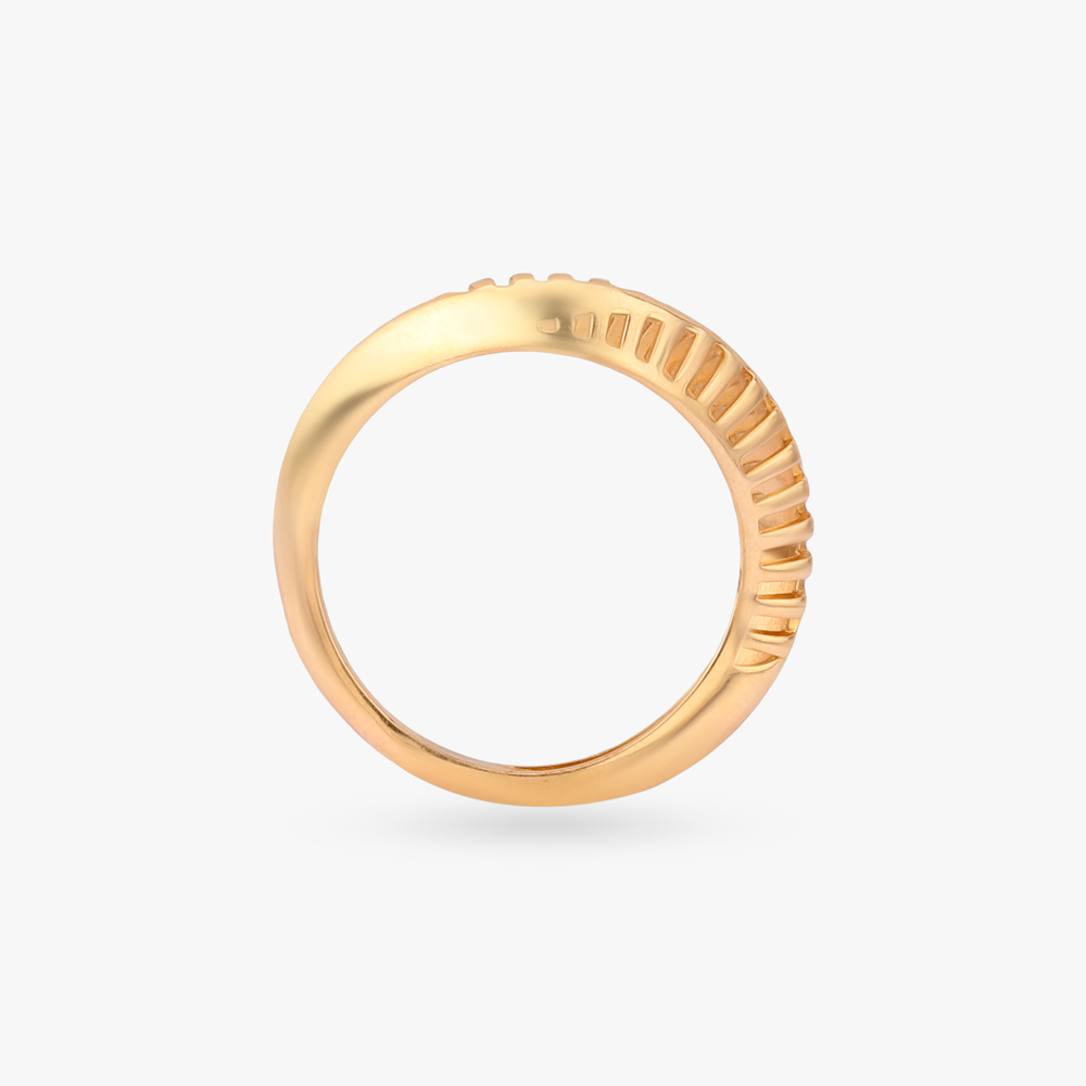 Linear Wing Gold Ring,,hi-res image number null