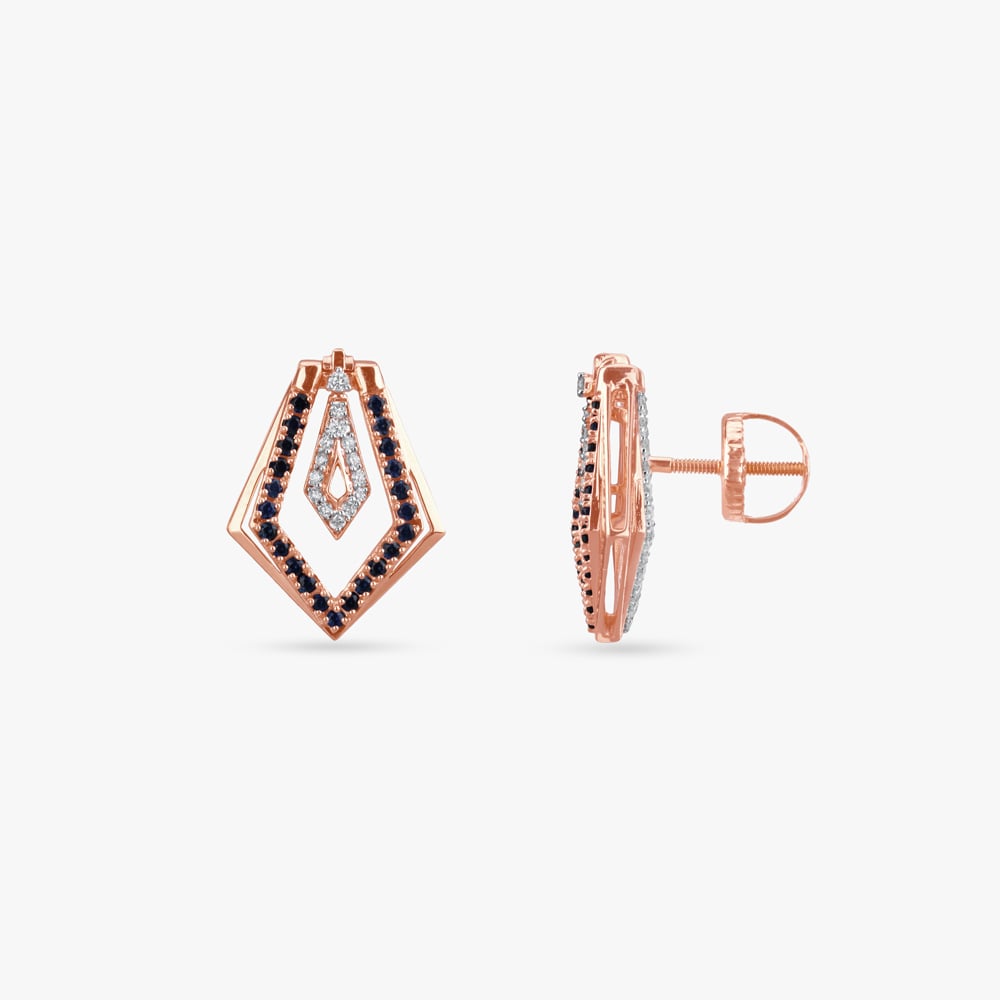 Versatile Hexa Diamond Drop Earrings,,hi-res image number null