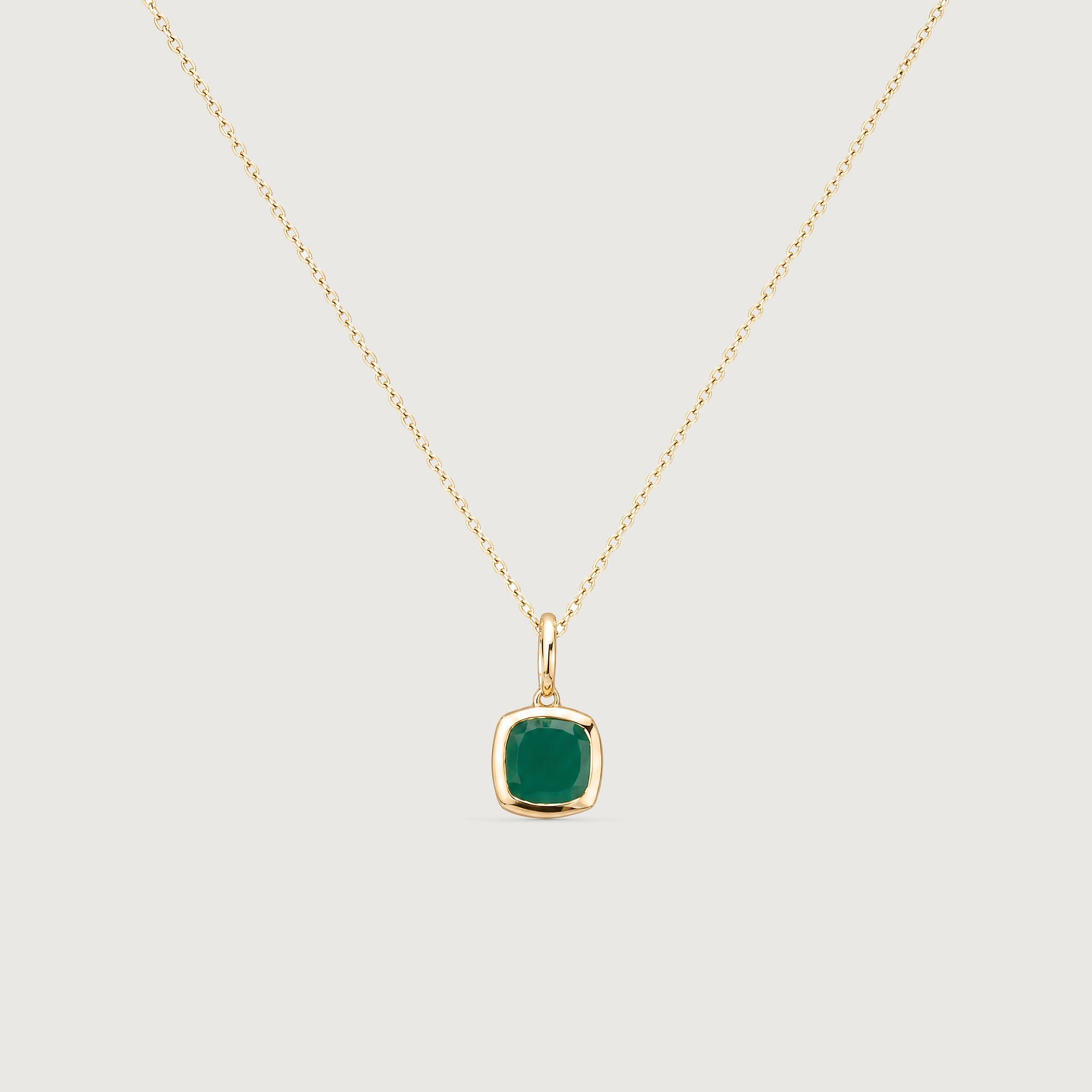 Lustrous Verdant Onyx Necklace,,hi-res image number null