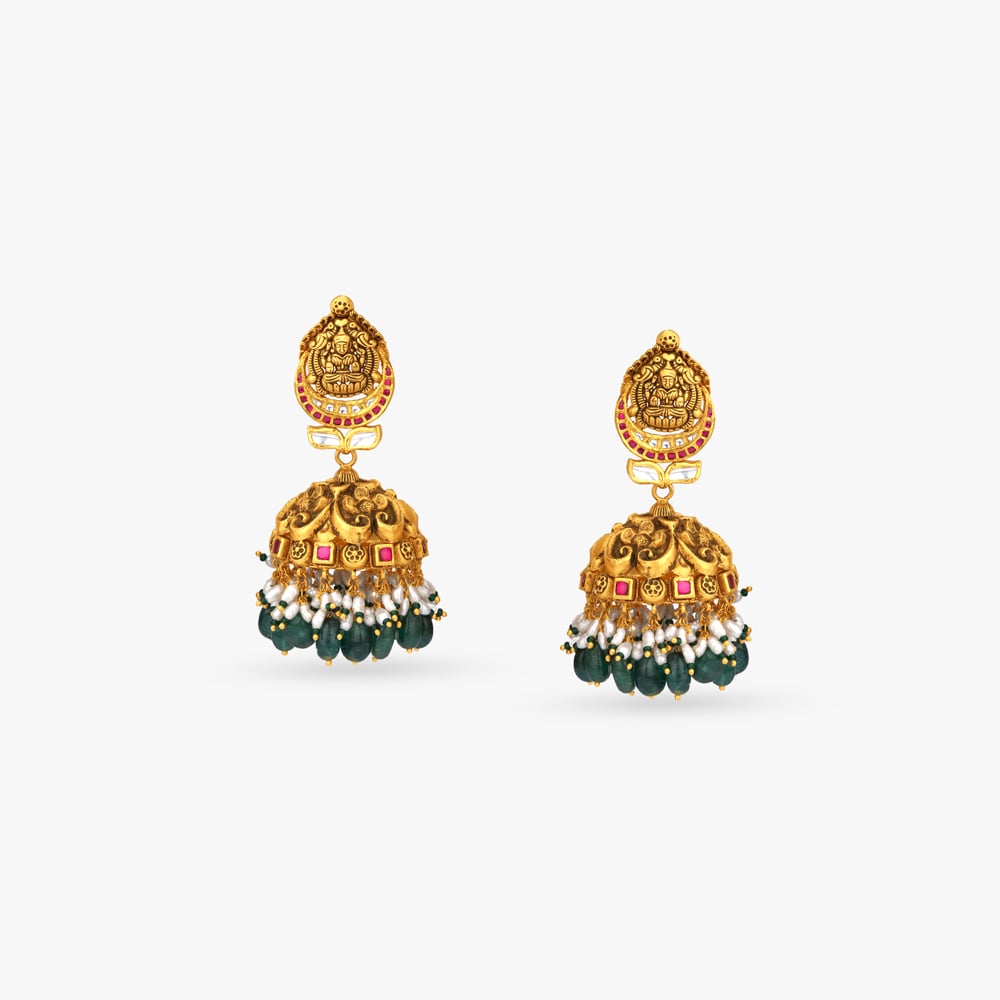 Celestial Plume Gold Necklace Set,,hi-res image number null