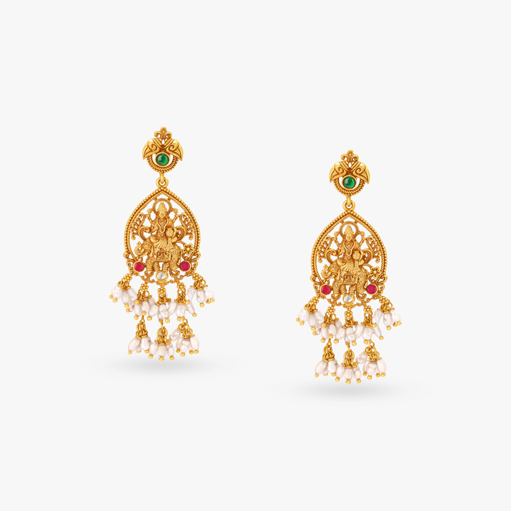 Elegant Gold Guttapusalu Set,,hi-res image number null