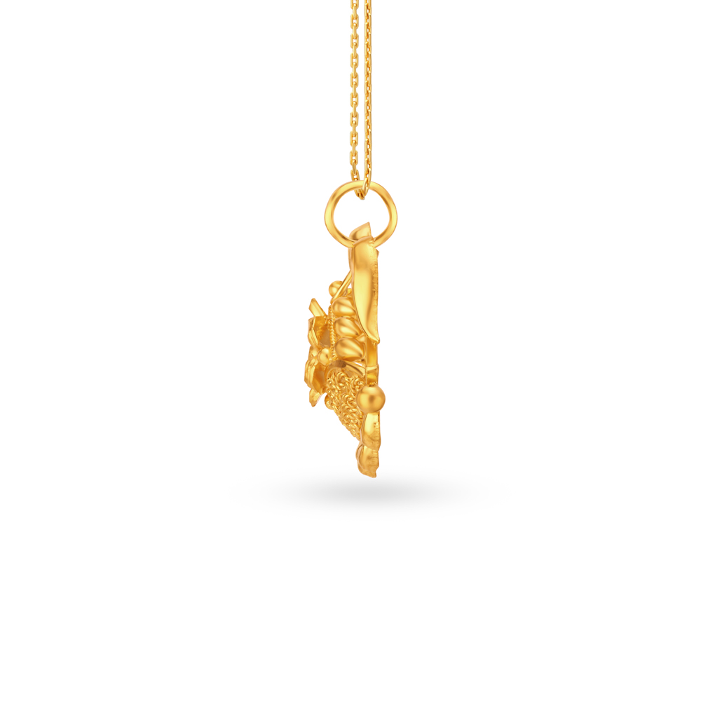 Elegant Gold Pendant,,hi-res image number null